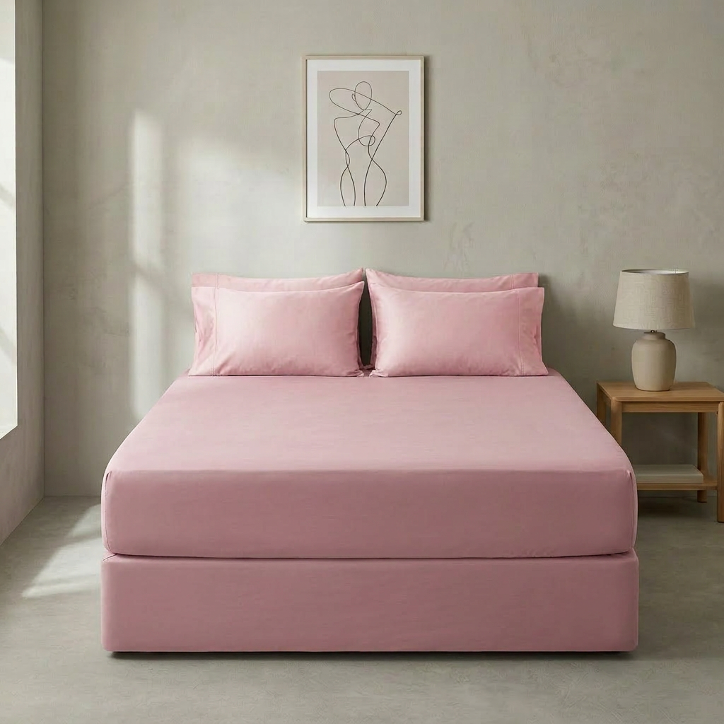 Kuvertlagen rosa plain