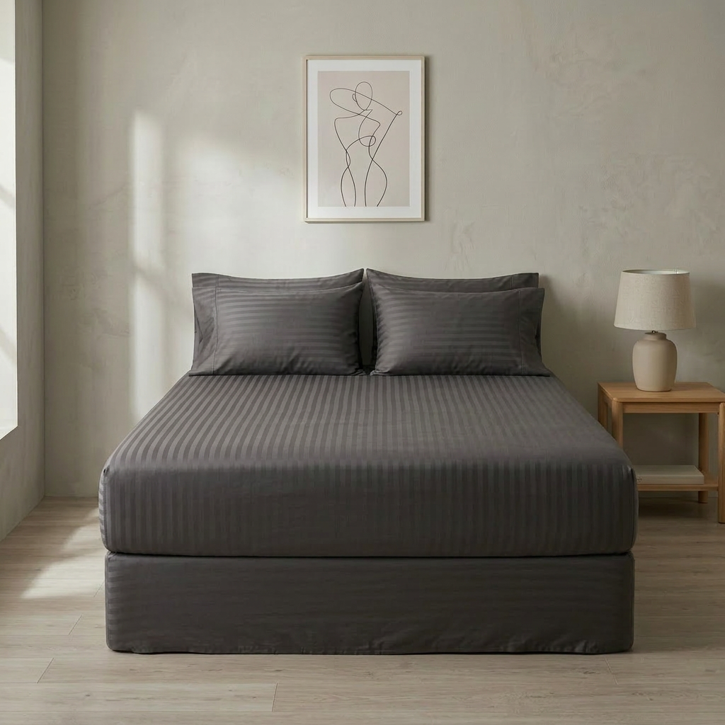 Kuvertlagen antrazit stripe
