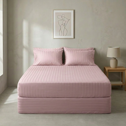 Kuvertlagen rosa stripe