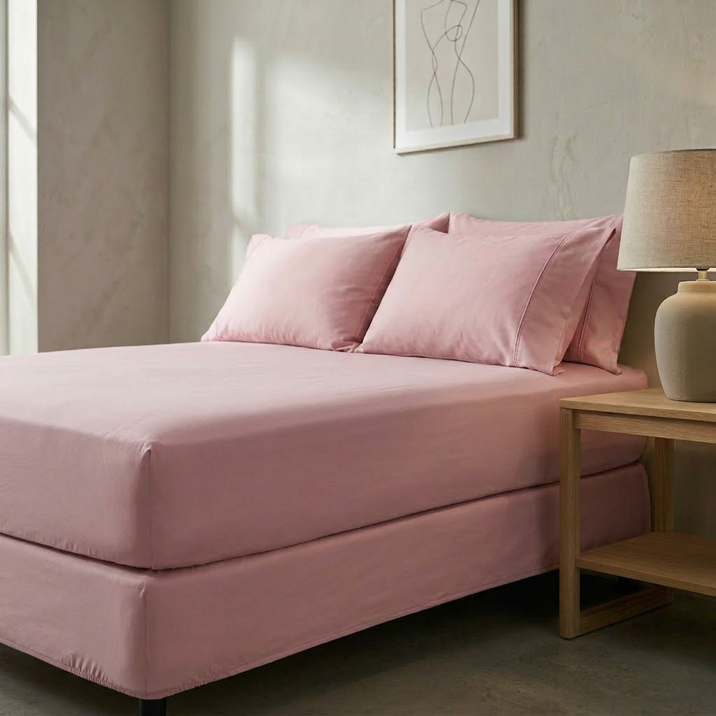 Faconlagen rosa plain
