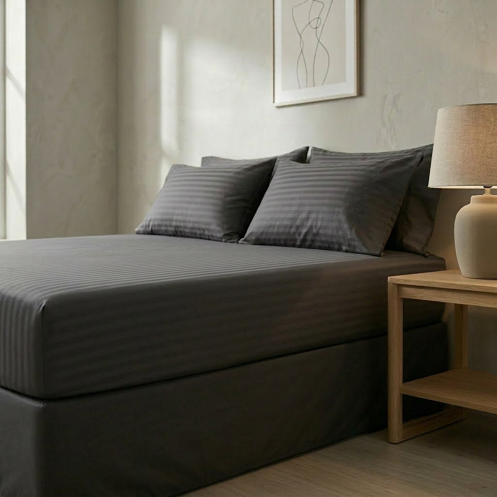 Faconlagen antrazit stripe