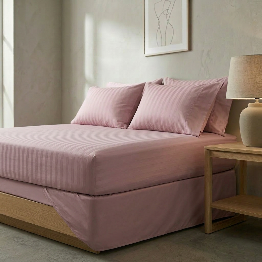 Kuvertlagen rosa stripe