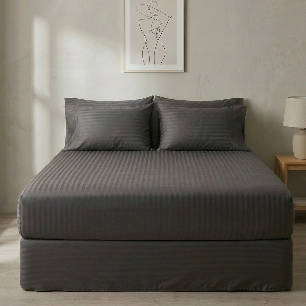 Faconlagen antrazit stripe