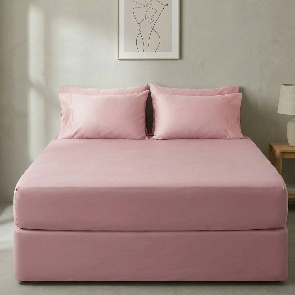 Faconlagen rosa plain