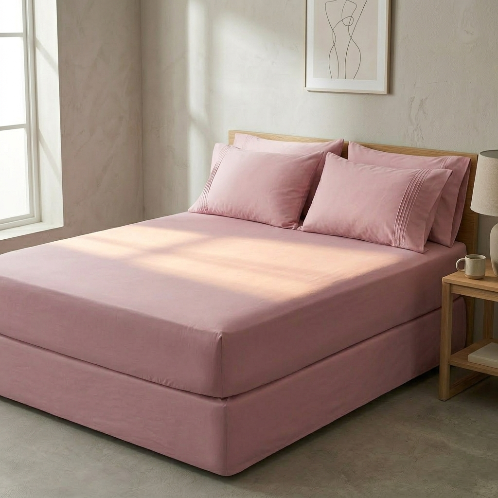 Kuvertlagen rosa plain