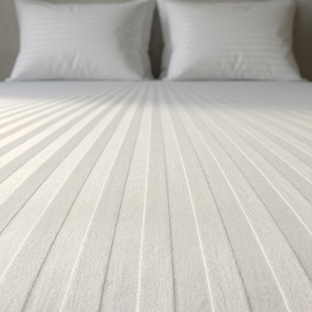 Kuvertlagen hvid stripe