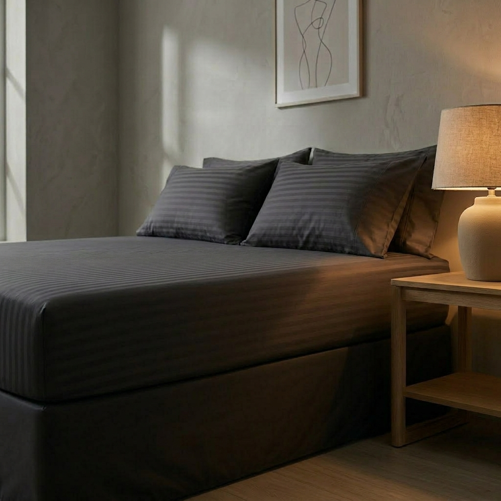Faconlagen antrazit stripe