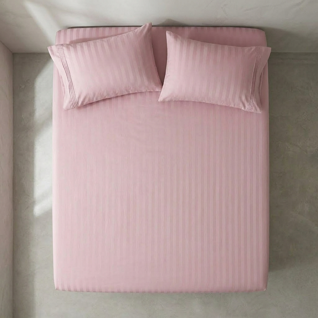 Faconlagen rosa stripe
